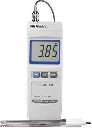 Medidor de pH digital VOLTCRAFT PH-100 ATC