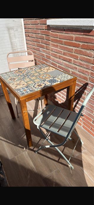 Conjunto de mesa y sillas balcón