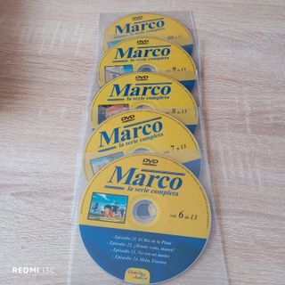 Serie Marco: De los Apeninos a los Andes . Dvd.