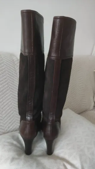 Botas de piel marrones