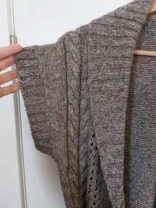 Chaleco Massimo Dutti punto marrón Talla m