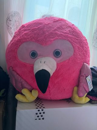 Peluche Flamenco Grande Rosa