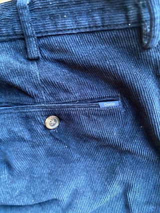 Pantalón de pana azul Dustin