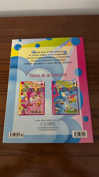 Libro “Mi gran libro de adivinanzas”