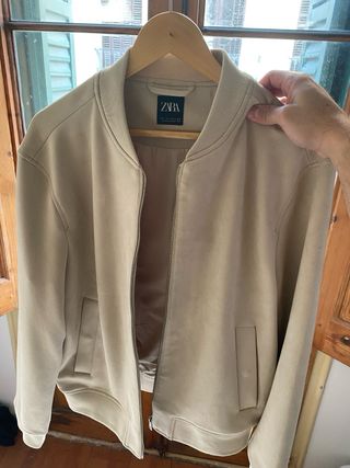 Chaqueta Zara Beige Talla L