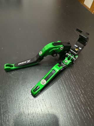 Manetas Kawasaki Z1000 Negro/Verde