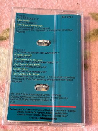 Musicassetta Cream - Il Grande Rock DeAgostini