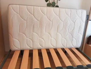 colchón viscoelastico+somier 105 cm