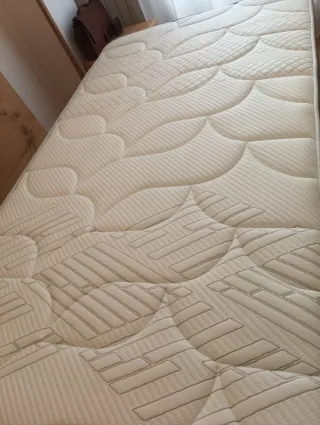 colchón viscoelastico+somier 105 cm