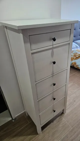 Cómoda Ikea Hemnes Blanco 5 Cajones
