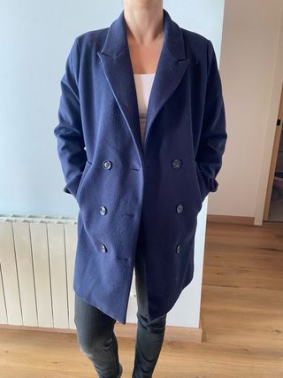 Abrigo Springfield Talla M Azul Marino