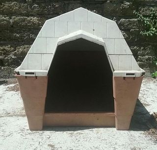 Cuccia casetta xl per cani grandi, plastica spessa