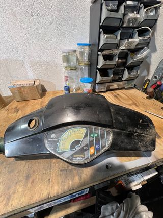 Carenado Vespa F9 Negro sin marcador