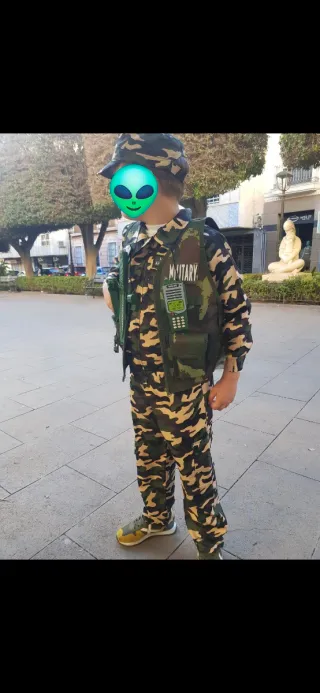 Disfraz Militar Niño Talla 130cm