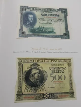 Libro Billetes de la Peseta