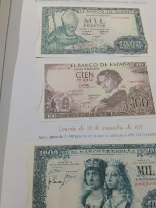 Libro Billetes de la Peseta