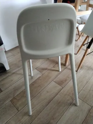 Silla infantil blanca ikea