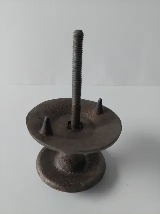 Pomo Tirador Antiguo Metal Flor