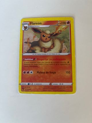 Lote Cartas Pokémon Vaporeon, Flareon, Jolteon, et