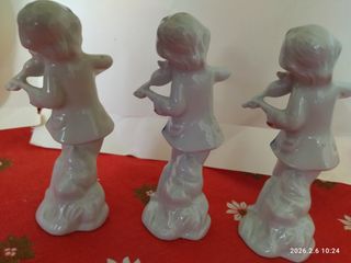 Trio suonatori violino porcellana