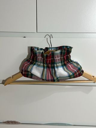 cuello escocés fruncido