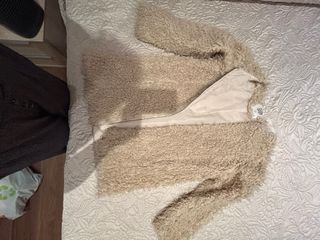 Abrigo pelo sintético GREEN COAST beige Talla S