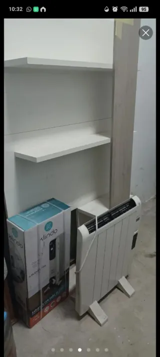 Calefactor eléctrico nuevo en caja