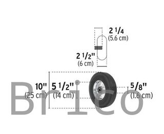 Carretilla Almacén Aluminio Impinchable - 300 Kg - Truper