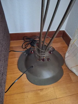 Lámpara de pie y 2 lámparas de techo en forja FARO