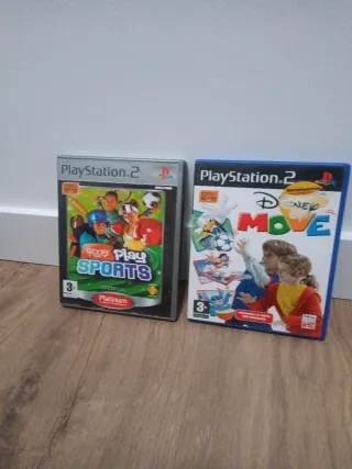 3 Juegos PlayStation 2: Spider-Man, Disney Move, T