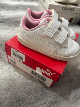 Zapatillas Puma Talla 21 Niña
