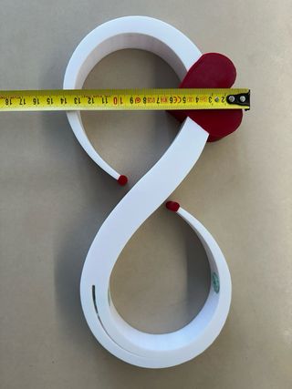 Florero Infinito Corazón Boda Mesa