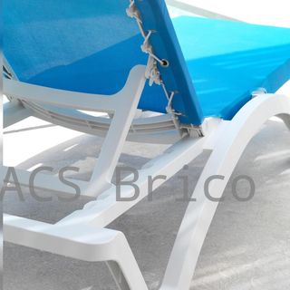 Tumbona Mykonos Azul Claro