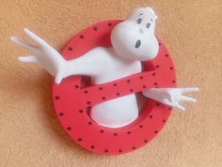 Insegna Ghostbusters 3D