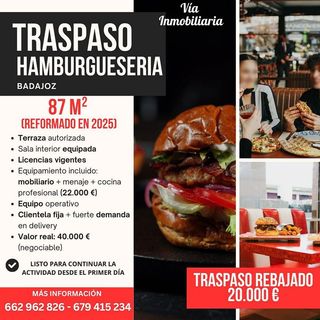 Restaurante en alquiler en Huerta Rosales - Valdepasillas en Badajoz