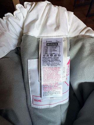 Pantalón de esquí blanco wed’ze