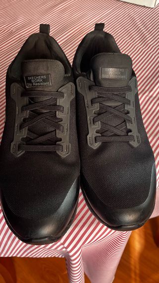 Skechers Work Slip Resistant Zapatillas Negras