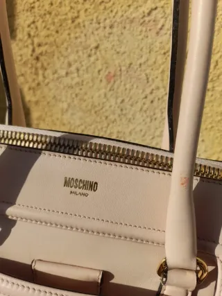 Borsa Moschino Beige Oro