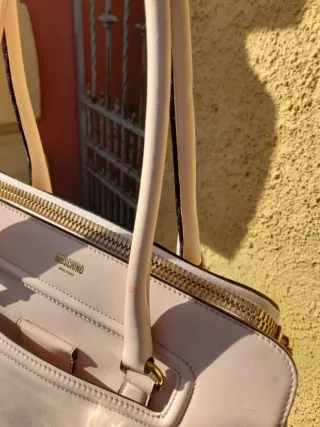 Borsa Moschino Beige Oro