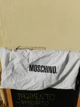 Borsa Moschino Beige Oro