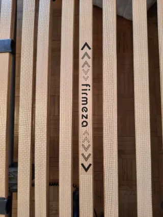 Cama articulada con estructura metálica