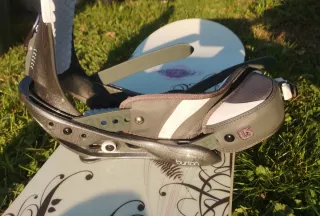 Tabla Snowboard Sapient+Fijaciones y Funda Burton