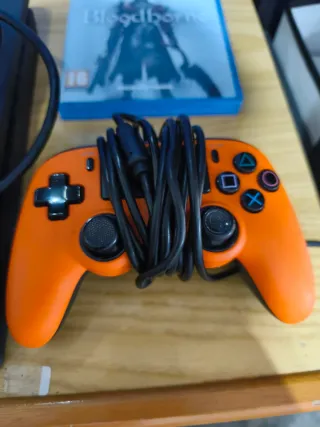 Consola PS4 Slim Negra + 2 Mandos + Juegos