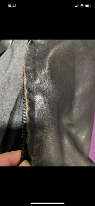 Chaqueta de Piel Springfield Talla XXL