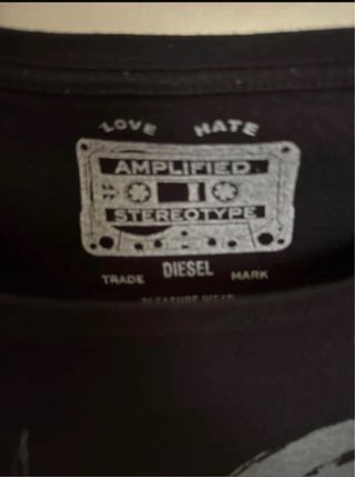 T-shirt Diesel unisex collo largo