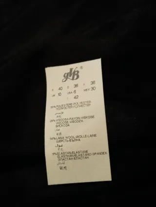 Tailleur pantalone nero