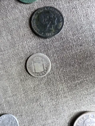 Lote de 6 monedas antiguas