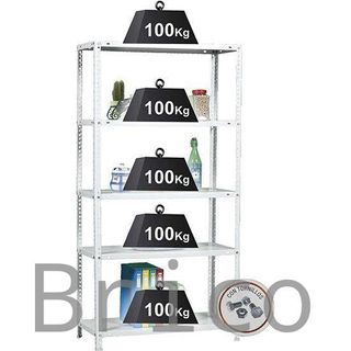 Estantería Metálica 1800x900x400 mm - 500 Kg