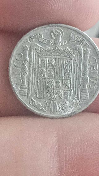 Moneda 5 céntimos España 1941