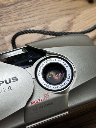 Cámara Olympus mju: II Plata